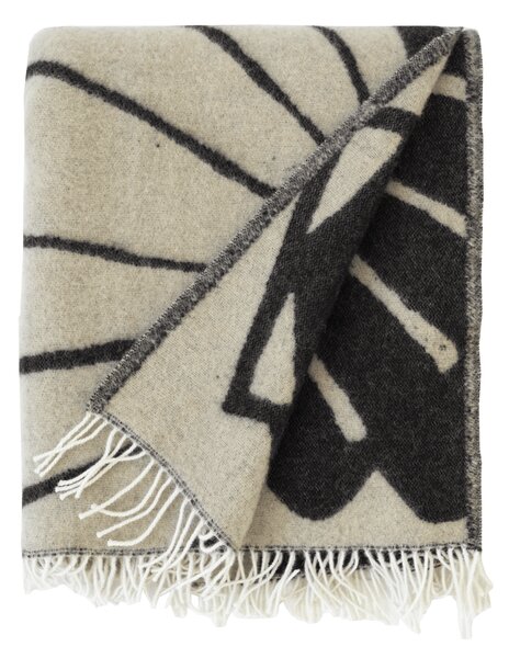 Fine Little Day Snäcka throw 130x190 cm Coal-Beige