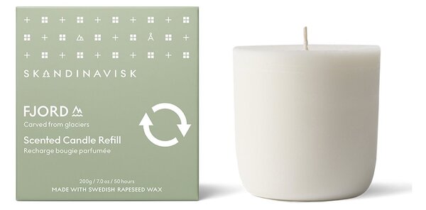 Skandinavisk Refill Fjord scented candle 200 g