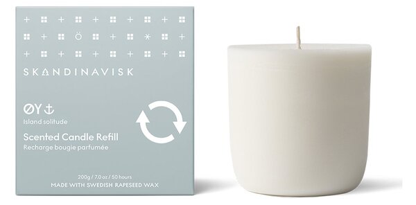 Skandinavisk Refill Øy scented candle 200 g