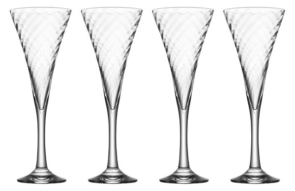 Orrefors Helena champagne glass 25 cl 4-pack Clear