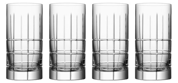 Orrefors Street highball glass 45 cl 4-pack Clear