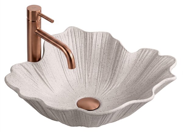 Countertop Basin Rea Flower Beige