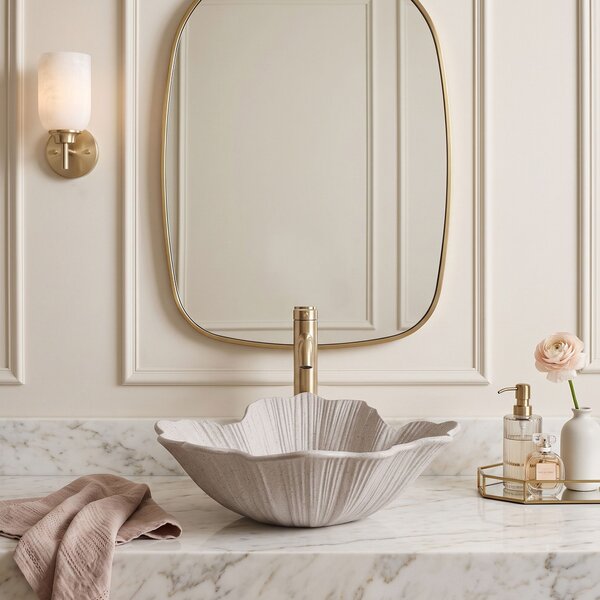 Countertop Basin Rea Flower Beige