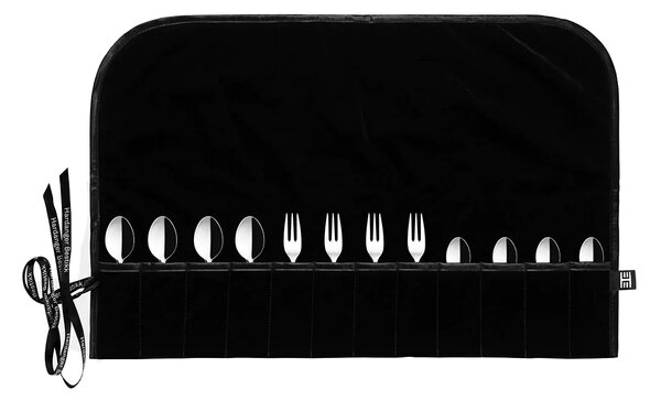 Hardanger Bestikk Hardanger cutlery linda for dessert cutlery Black