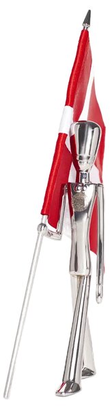 Kay Bojesen Royal Guard x DBU figurine 18 cm Polished steel