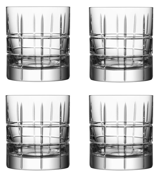 Orrefors Street Old Fashioned glass 27 cl 4-pack Clear