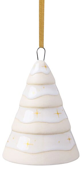 Villeroy & Boch Winter Glow Christmas tree bauble White-beige