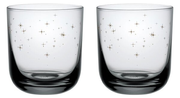 Villeroy & Boch Winter Glow glass 37 cl 2-pack Grey