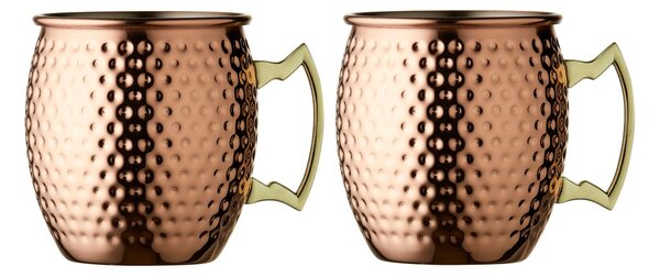 Lyngby Glas Moscow mule mug 55 cl 2-pack Copper