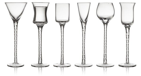 Lyngby Glas Rom snaps glass 2.5-5 cl 6 pieces Clear