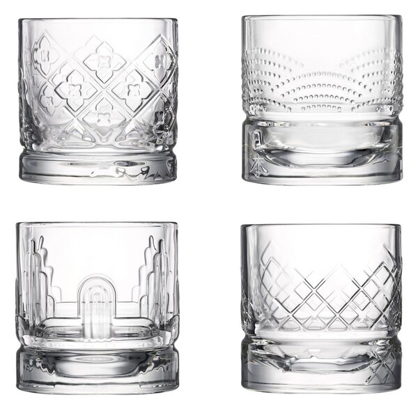 La Rochère Dandy whiskey glass 4 pieces Clear