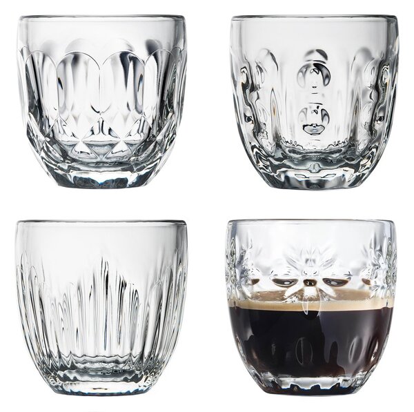 La Rochère Troquet espresso glass 10 cl 4 pieces Clear