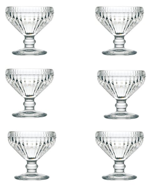 La Rochère Canarie dessert bowl 13 cl 6-pack Clear