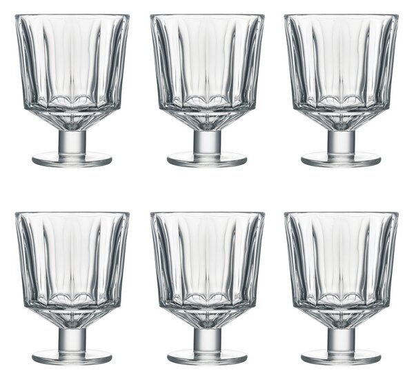 La Rochère City wine glass 26 cl 6-pack Clear