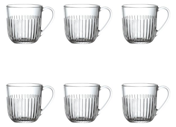 La Rochère Ouessant mug 27 cl 6-pack Clear