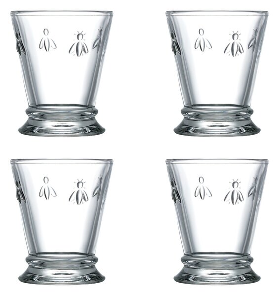 La Rochère Abeille drinking glass 26 cl 4-pack Clear