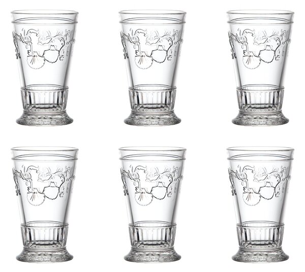 La Rochère Versailles longdrink glass 33 cl 6-pack Clear