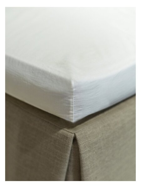 Mille Notti Satina fitted sheets EKO White, 90x200 cm