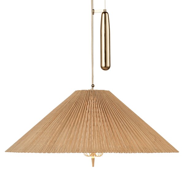 Gubi A1972 ceiling lamp Ø60 cm Bambu-brass