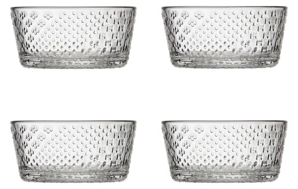 Iittala Tundra bowl 25 cl 4-pack Clear