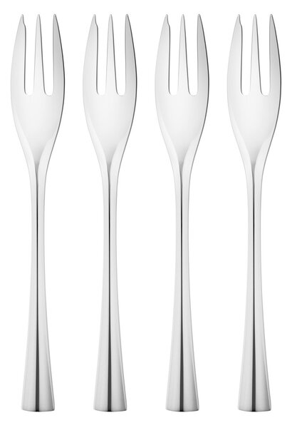 Georg Jensen Cobra cake fork 4-pack Stainless steel