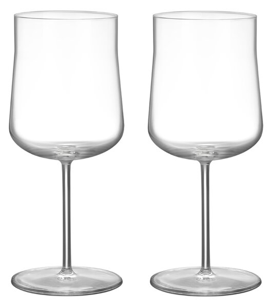 Orrefors Informal glass on foot 43 cl 2-pack Clear