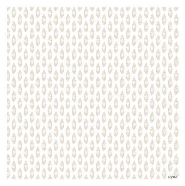 ERNST Ernst napkin almond 33x33 cm 20-pack White-beige