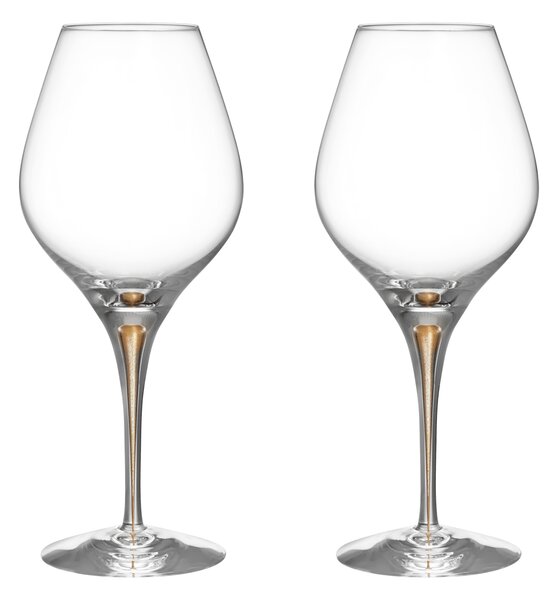 Orrefors Intermezzo Aroma wine glass 62 cl 2-pack Gold