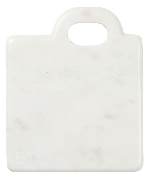 Broste Copenhagen Olina cutting board 14x17 cm White marble