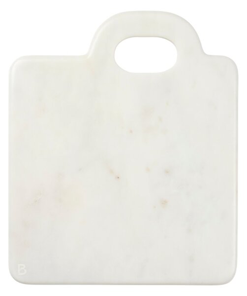 Broste Copenhagen Olina cutting board 26x30 cm White marble