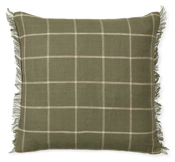 Ferm LIVING Calm cushion cover 50x50 cm Olive-Off-white