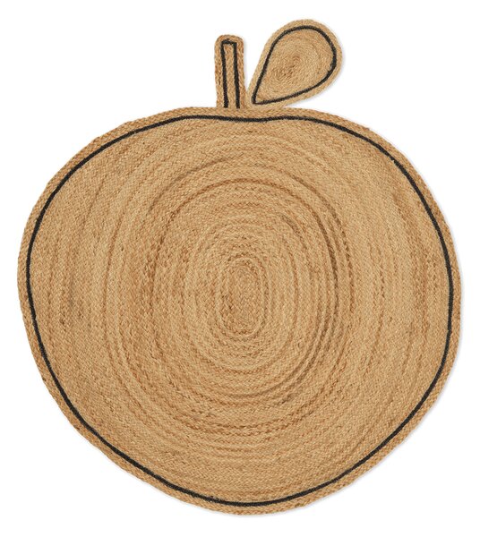 Ferm LIVING Apple braided jute rug Natural