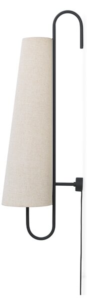 Ferm LIVING Ancora wall lamp Black-Natural