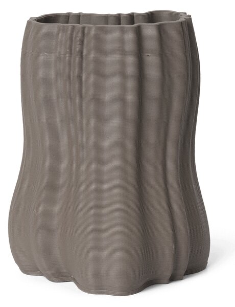 Ferm LIVING Moire vase 20 cm Anthracite