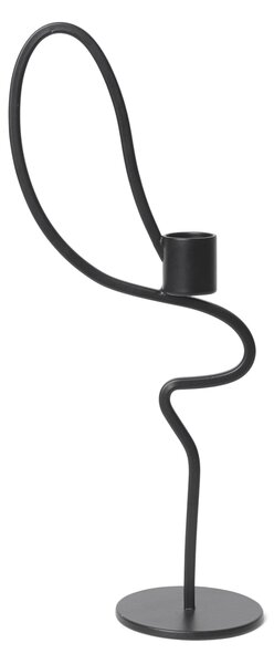 Ferm LIVING Valse candlestick high Black