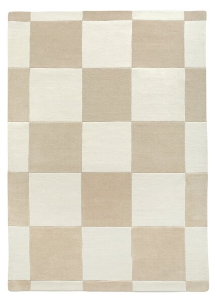 Tinted Hafstrom wool carpet 170x240 cm Beige-white