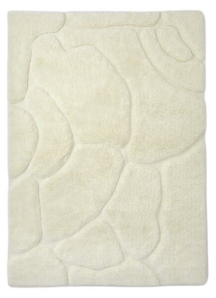 Tinted Kullin wool carpet 170x240 cm Offwhite