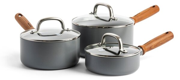 GreenPan Mayflower Pro saucepan set + lid 6 parts