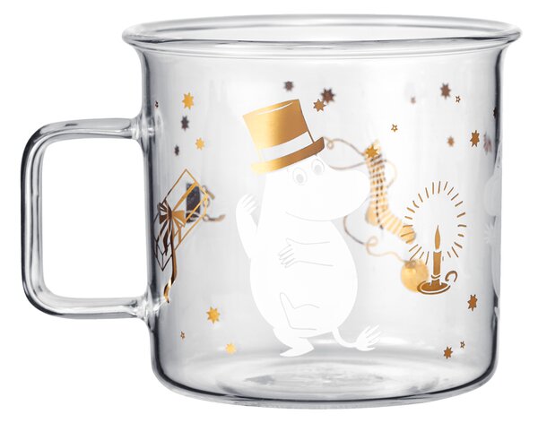 Muurla Moomin glass mug 35 cl Sparkling stars