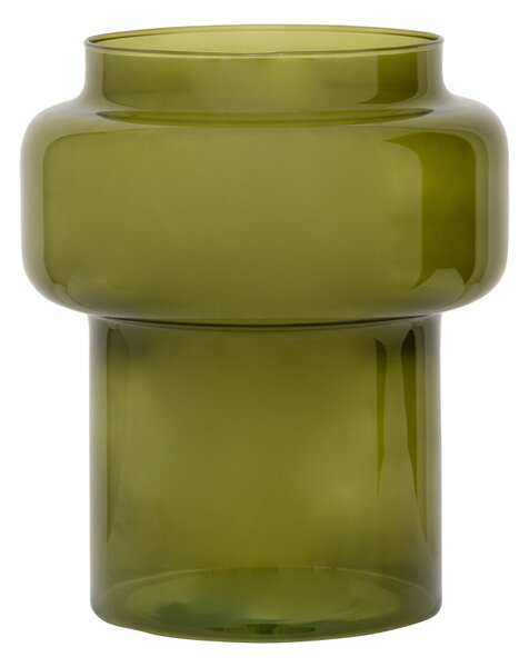 URBAN NATURE CULTURE Vetro vase 25 cm Capulet olive