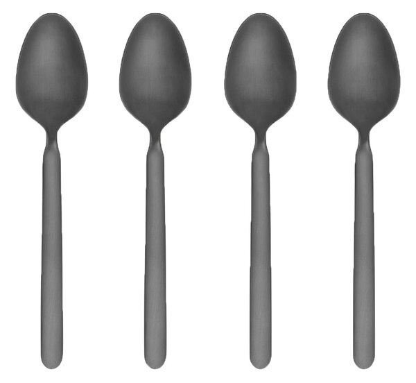 Blomus STELLA espresso spoon black 4-pack 11 cm