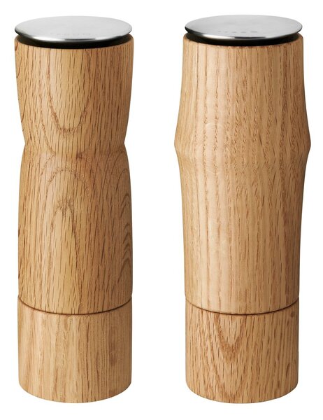 Stelton Storm salt- and pepper mill set Oak