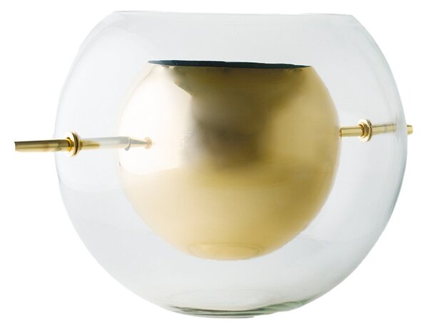 KLONG Alba round vase Brass