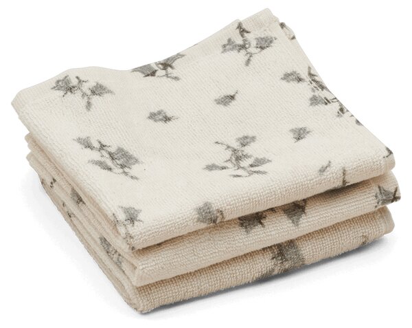 Garbo&Friends Bluebell Terry wash cloth 3-pack 30x30 cm