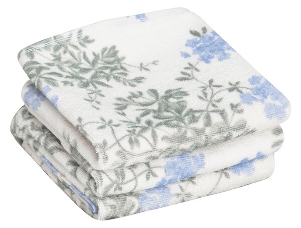 Garbo&Friends Plumbago Terry wash cloth 3-pack 30x30 cm