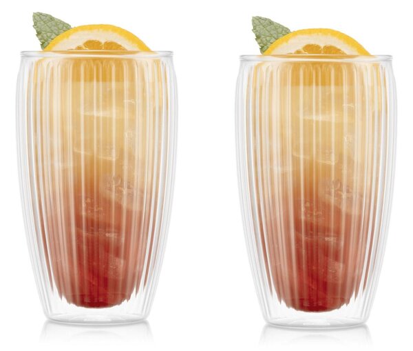 Bodum Pavina double walled glass 45 cl 2-pack Clear