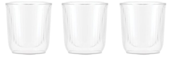 Bodum Douro double walled sake glass 6 cl 3-pack Clear-bamboo