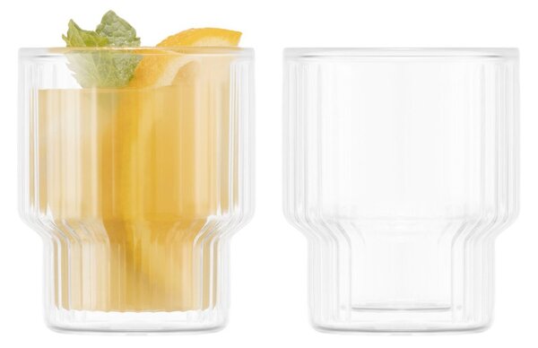 Bodum Navalia double walled glass 15 cl 2-pack Clear