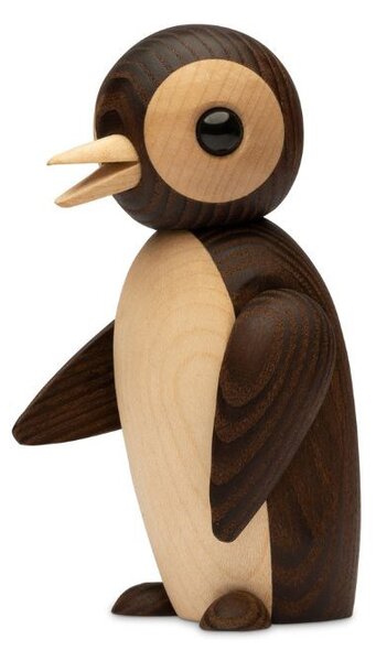 Spring Copenhagen Frost Penguin decoration 12.5 cm Brown