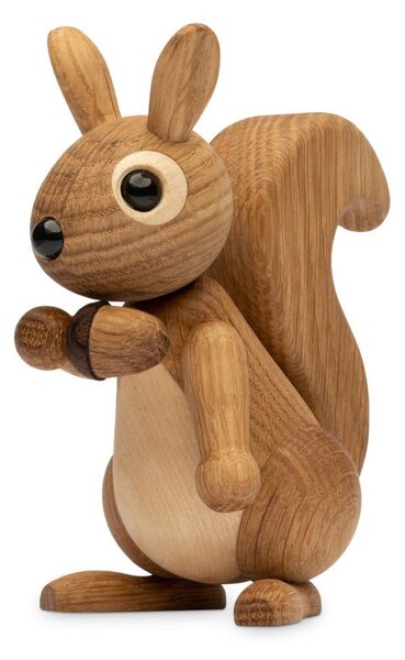 Spring Copenhagen Hazel Squirrel decoration 11.5 cm Oak